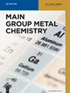MAIN GROUP METAL CHEMISTRY封面